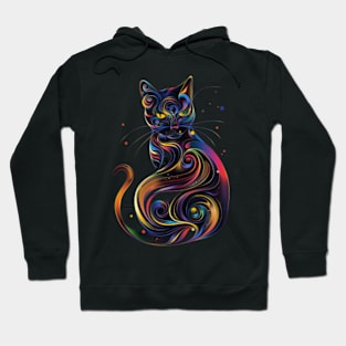 color cat Hoodie